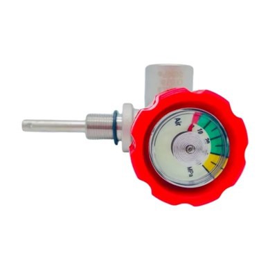Vàlvula del dipòsit de gas amb manòmetre